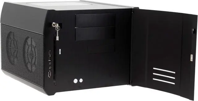 Alt view image 12 of 19 - NZXT ROGUE Crafted Series BLACK ROGUE w. RED LED Black Aluminum Micro ATX Desktop Computer Case