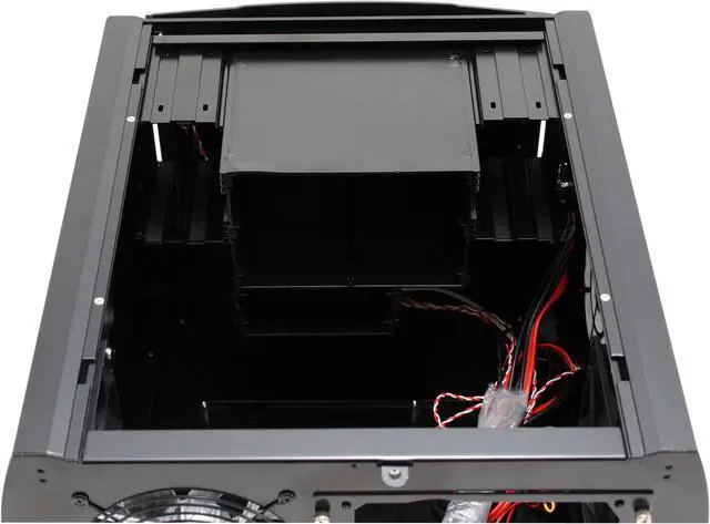 Alt view image 13 of 19 - NZXT ROGUE Crafted Series BLACK ROGUE w. RED LED Black Aluminum Micro ATX Desktop Computer Case