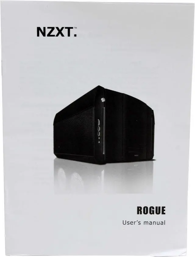 Alt view image 18 of 19 - NZXT ROGUE Crafted Series BLACK ROGUE w. RED LED Black Aluminum Micro ATX Desktop Computer Case