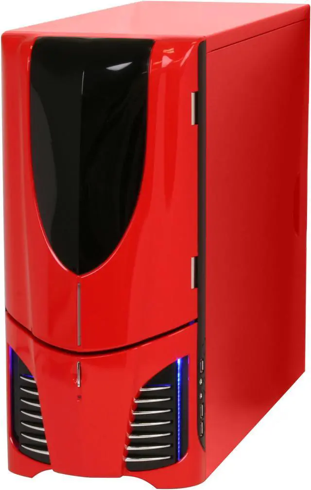 Alt view image 4 of 13 - NZXT Apollo Red SECC Steel Chassis ATX Mid Tower Computer Case