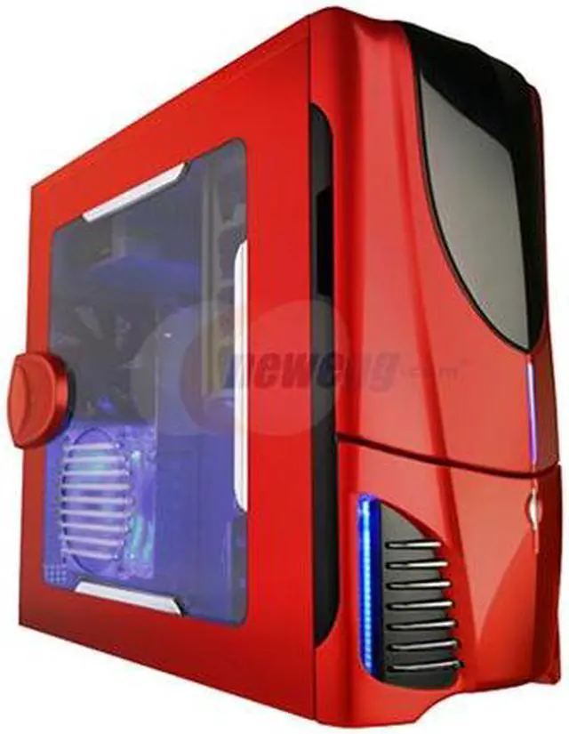 Main image of NZXT Apollo Red SECC Steel Chassis ATX Mid Tower Computer Case