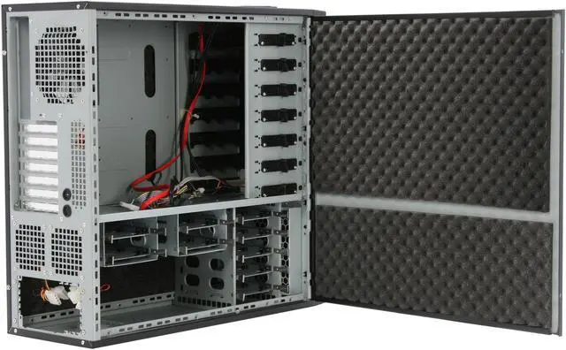 Alt view image 7 of 14 - NZXT WHISPER WHI - 001BK Black Aluminum / Steel ATX Full Tower Computer Case