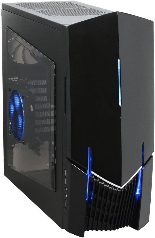 NZXT LEXA S LEXS - 001BK Black Steel ATX Mid Tower Computer Case