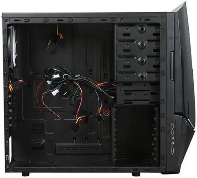 Alt view image 6 of 9 - NZXT LEXA S LEXS - 001BK Black Steel ATX Mid Tower Computer Case