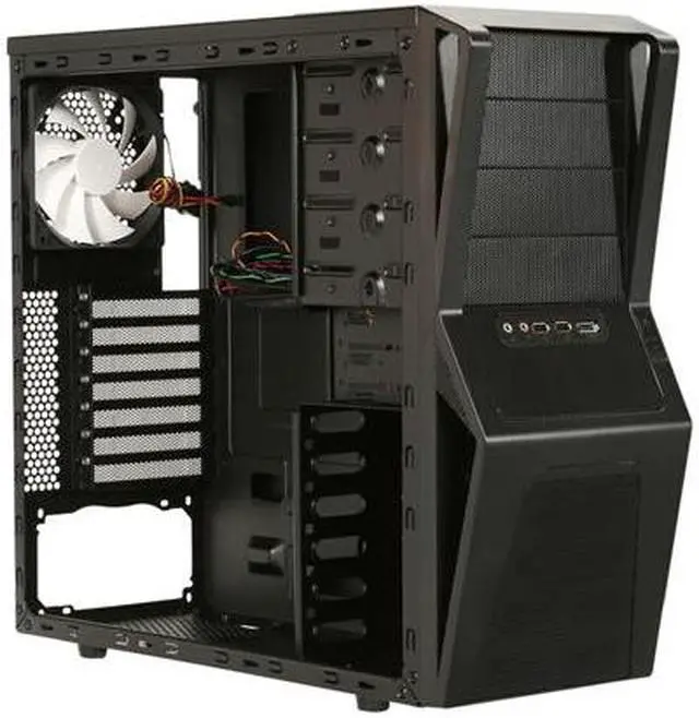 Alt view image 6 of 9 - NZXT GAMMA Classic Series GAMA-001BK Black Steel ATX Mid Tower Computer Case