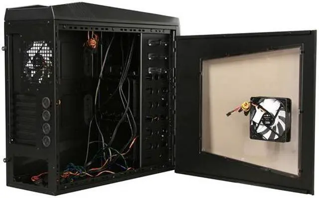 Alt view image 5 of 10 - NZXT TEMPEST EVO Crafted Series TEVO-001BK Black Steel / Plastic ATX Mid Tower Computer Case