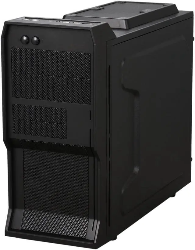 Alt view image 3 of 13 - NZXT Crafted Series Vulcan Black Steel / Plastic Gaming mATX Computer Case