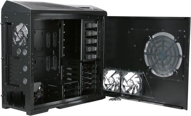 Alt view image 5 of 10 - NZXT Phantom PHAN-001BK Black Steel / Plastic Enthusiast ATX Full Tower Computer Case