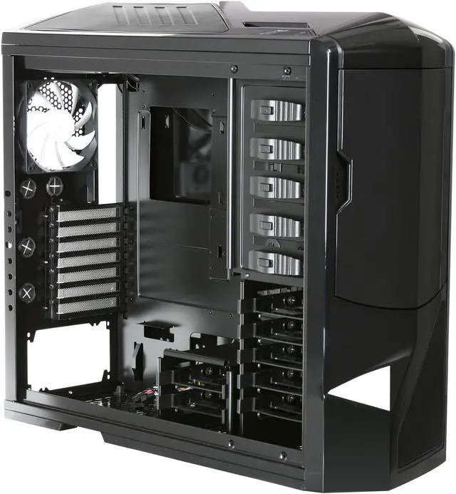 Alt view image 7 of 10 - NZXT Phantom PHAN-001BK Black Steel / Plastic Enthusiast ATX Full Tower Computer Case