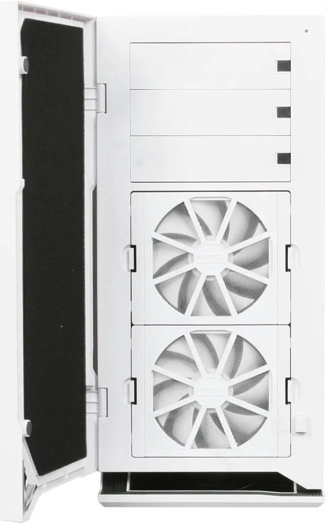 Alt view image 2 of 10 - NZXT H2 H2-001-WT White Steel / Plastic Classic Silent ATX Mid Tower Chassis