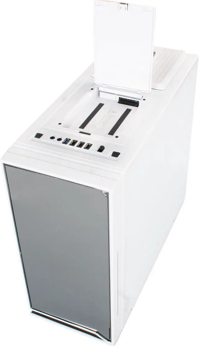Alt view image 8 of 10 - NZXT H2 H2-001-WT White Steel / Plastic Classic Silent ATX Mid Tower Chassis