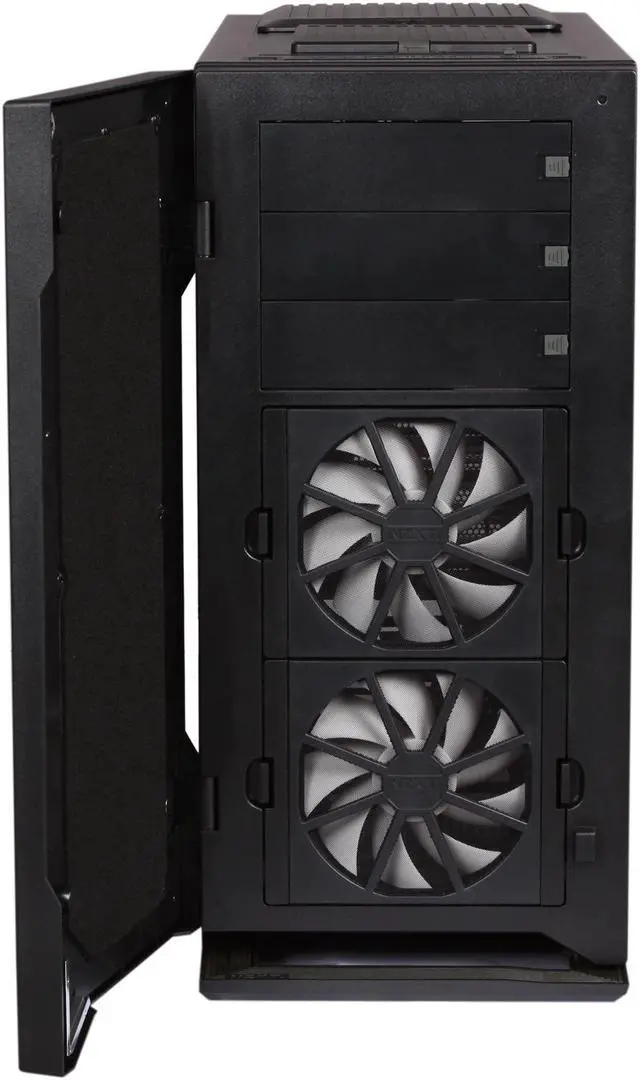 Alt view image 2 of 11 - NZXT H2 H2-001-BK Black Steel / Plastic Classic Silent ATX Mid Tower Chassis