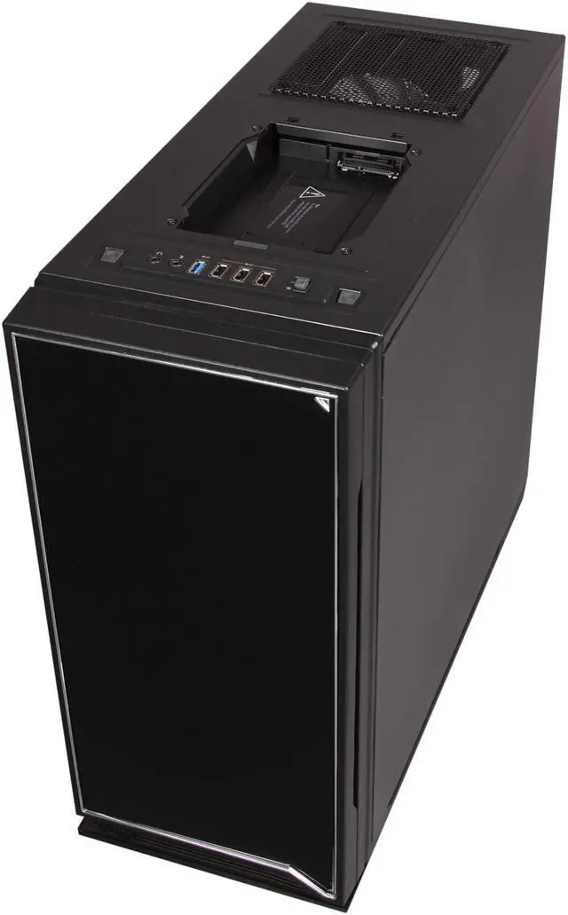 Alt view image 8 of 11 - NZXT H2 H2-001-BK Black Steel / Plastic Classic Silent ATX Mid Tower Chassis
