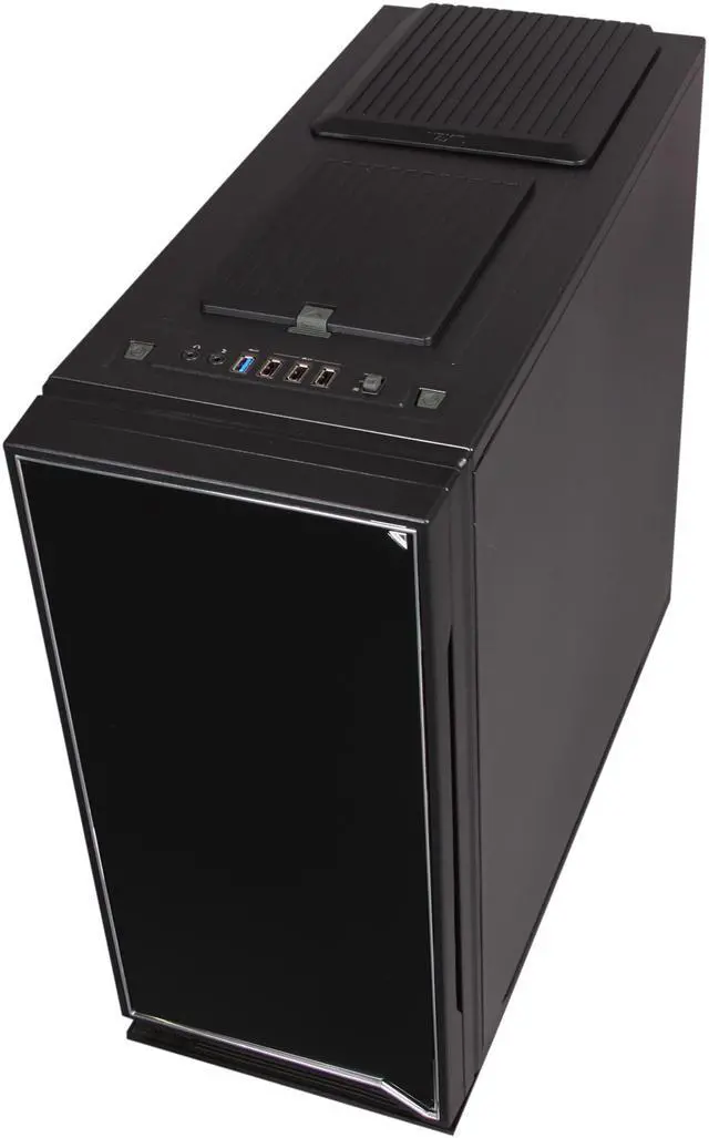 Alt view image 9 of 11 - NZXT H2 H2-001-BK Black Steel / Plastic Classic Silent ATX Mid Tower Chassis