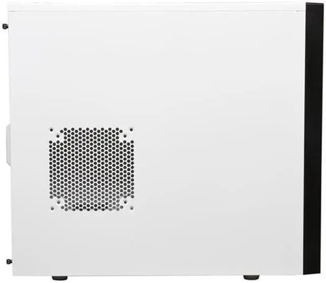 Alt view image 4 of 9 - NZXT Source 210 Elite White Steel with painted interior ATX Mid Tower Computer Case w/ Black Front Trim