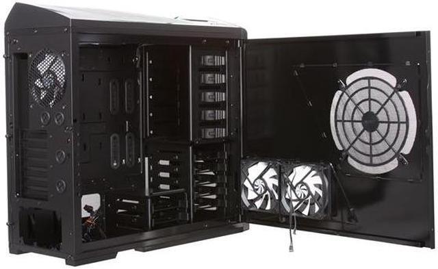 Alt view image 5 of 10 - NZXT Phantom PHAN-002GR Black with Green Stripes Steel / Plastic ATX Full Tower Computer Case