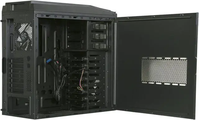 Alt view image 5 of 9 - NZXT Crafted Series Tempest 410 Black Steel / Plastic ATX Mid Tower Computer Case