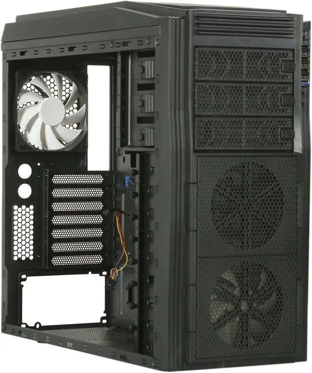 Alt view image 7 of 9 - NZXT Crafted Series Tempest 410 Black Steel / Plastic ATX Mid Tower Computer Case