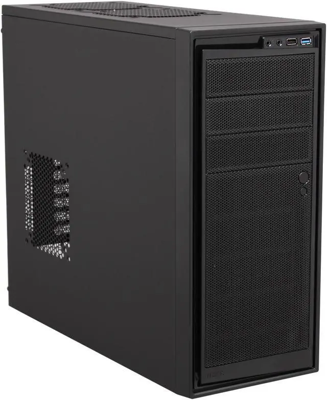 Main image of NZXT Source 220 CA-SO220-01 Black Steel / Aluminum-like finish ATX Mid Tower Computer Case