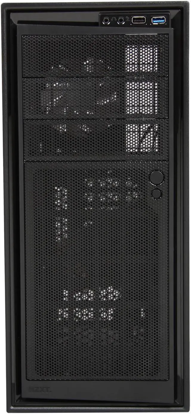 Alt view image 2 of 9 - NZXT Source 220 CA-SO220-01 Black Steel / Aluminum-like finish ATX Mid Tower Computer Case