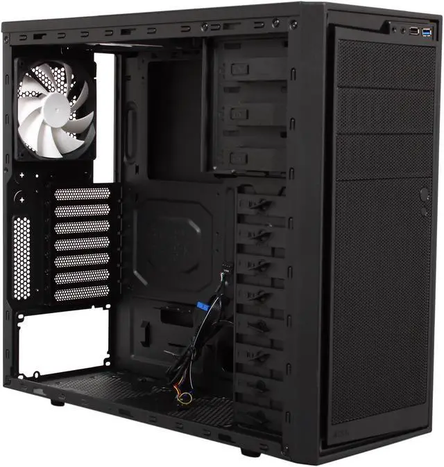 Alt view image 7 of 9 - NZXT Source 220 CA-SO220-01 Black Steel / Aluminum-like finish ATX Mid Tower Computer Case