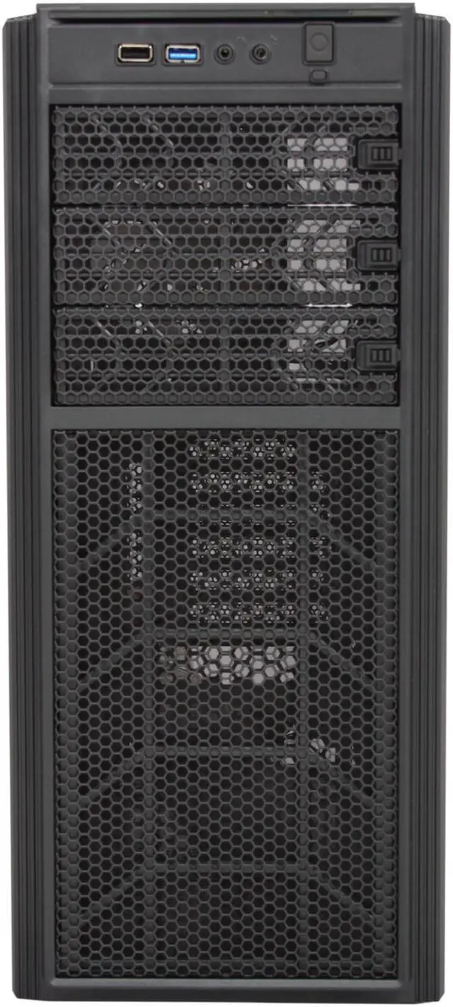 Alt view image 2 of 9 - NZXT Tempest 210 CA-TP210-01 Black Steel / Plastic ATX Mid Tower Computer Case