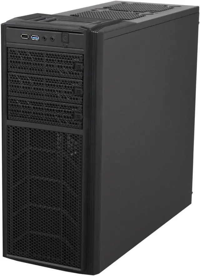 Alt view image 3 of 9 - NZXT Tempest 210 CA-TP210-01 Black Steel / Plastic ATX Mid Tower Computer Case