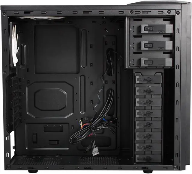 Alt view image 6 of 9 - NZXT Tempest 210 CA-TP210-01 Black Steel / Plastic ATX Mid Tower Computer Case