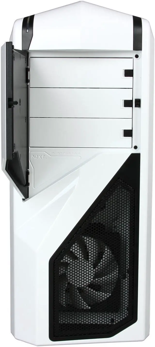 Alt view image 3 of 11 - NZXT Phantom 410 Series CA-PH410-W1 White Steel / Plastic ATX Mid Tower Computer Case