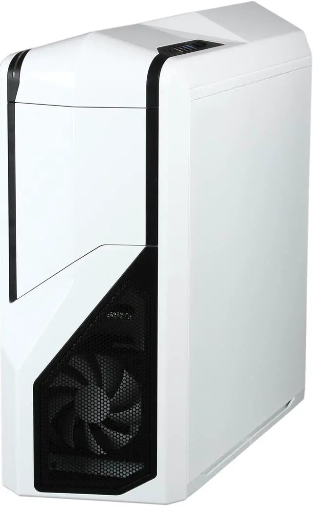Alt view image 4 of 11 - NZXT Phantom 410 Series CA-PH410-W1 White Steel / Plastic ATX Mid Tower Computer Case