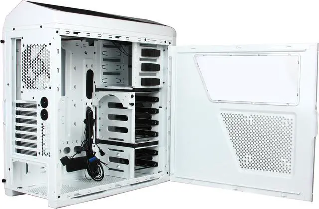 Alt view image 7 of 11 - NZXT Phantom 410 Series CA-PH410-W1 White Steel / Plastic ATX Mid Tower Computer Case