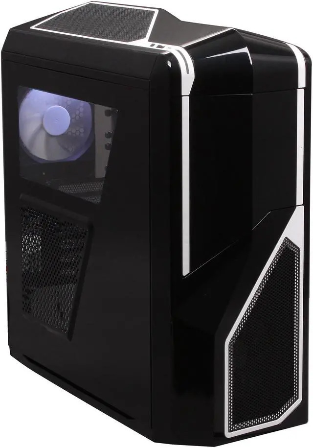 Main image of NZXT Phantom 410 CA-PH410-B2 Black Steel / Plastic ATX Mid Tower White Trim Computer Case
