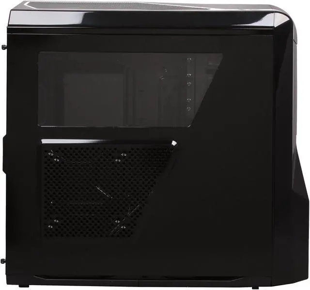Alt view image 4 of 10 - NZXT Phantom 410 CA-PH410-B2 Black Steel / Plastic ATX Mid Tower White Trim Computer Case