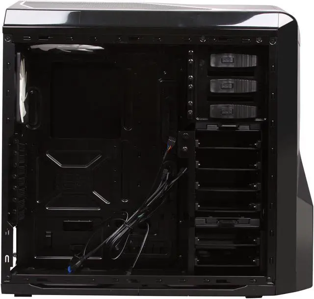Alt view image 6 of 10 - NZXT Phantom 410 CA-PH410-B2 Black Steel / Plastic ATX Mid Tower White Trim Computer Case