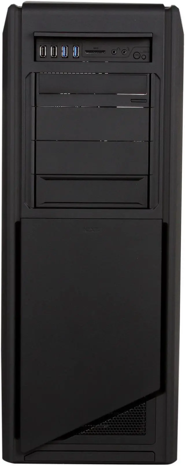 Alt view image 2 of 10 - NZXT SWITCH 810 Matte Black CA-SW810-M1 Steel / Plastic ATX HYBRID Full Tower Gaming Computer Case