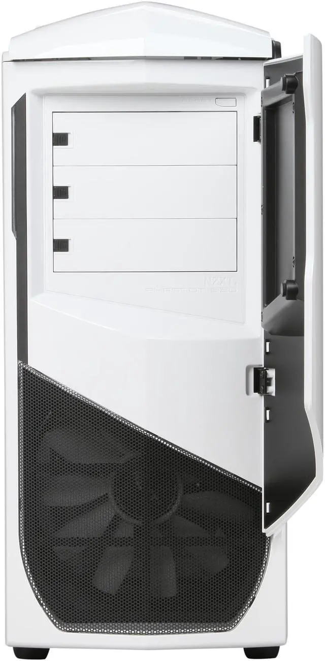 Alt view image 2 of 10 - NZXT Phantom 530 White ATX Full Tower Computer Case Includes 1 x 200mm Front, 1 x 140mm Rear 2 x USB 3.0  Fan Controller