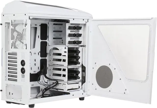 Alt view image 5 of 10 - NZXT Phantom 530 White ATX Full Tower Computer Case Includes 1 x 200mm Front, 1 x 140mm Rear 2 x USB 3.0  Fan Controller