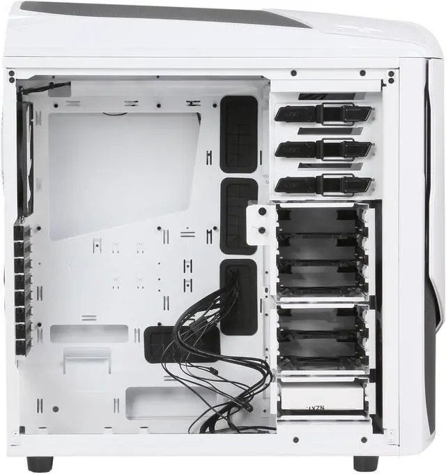 Alt view image 6 of 10 - NZXT Phantom 530 White ATX Full Tower Computer Case Includes 1 x 200mm Front, 1 x 140mm Rear 2 x USB 3.0  Fan Controller