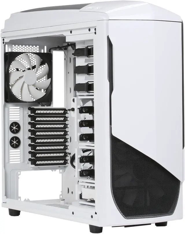 Alt view image 7 of 10 - NZXT Phantom 530 White ATX Full Tower Computer Case Includes 1 x 200mm Front, 1 x 140mm Rear 2 x USB 3.0  Fan Controller