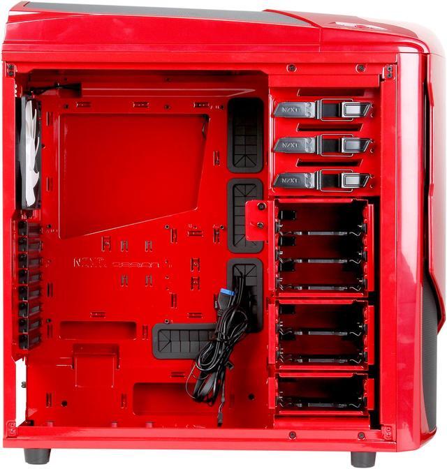 Alt view image 6 of 10 - NZXT Phantom 530 Red ATX Full Tower Computer Case Includes 1 x 200mm Front, 1 x 140mm Rear 2 x USB 3.0 Fan Controller