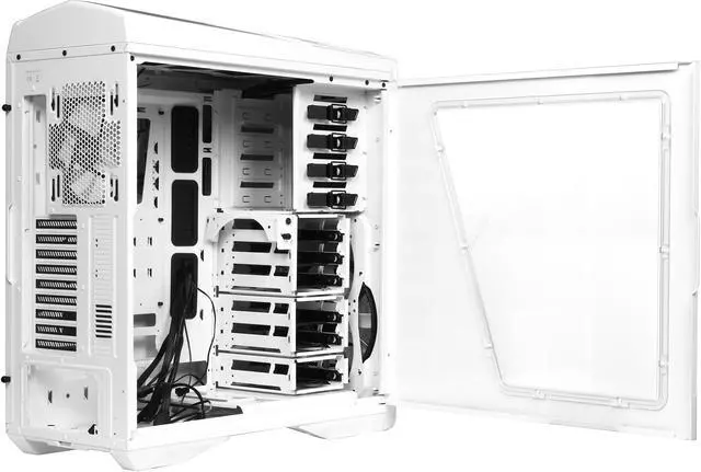 Alt view image 7 of 10 - NZXT Phantom 630 Windowed Edition White Steel / Plastic ATX Full Tower Computer Case