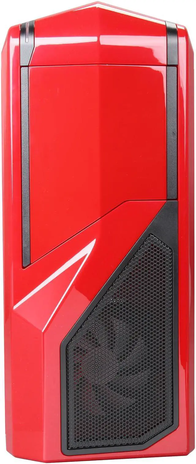 Alt view image 2 of 9 - NZXT Phantom 410 Series RB-CA-PH410-R1 Red Steel / Plastic ATX Mid Tower Computer Case