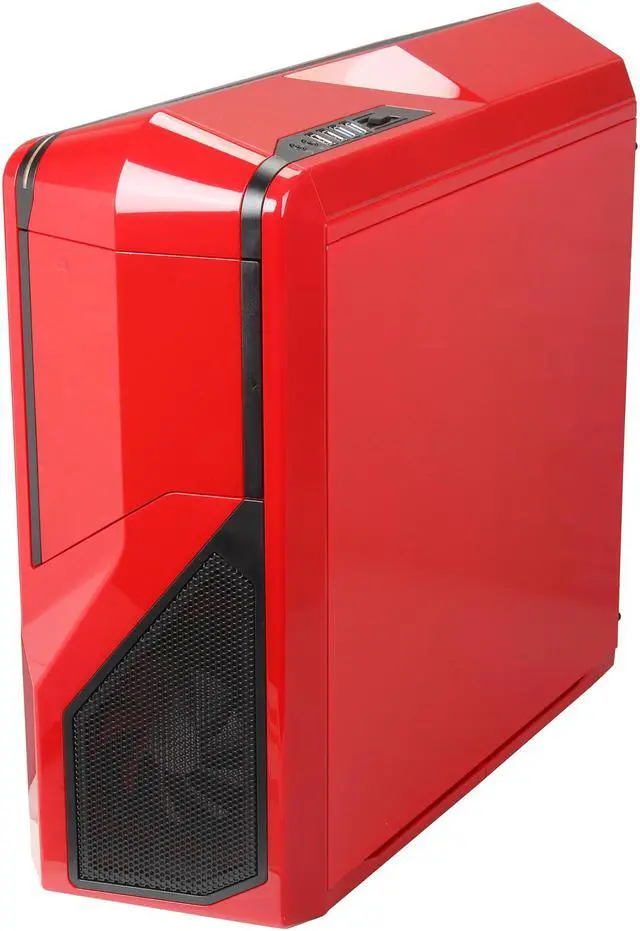 Alt view image 3 of 9 - NZXT Phantom 410 Series RB-CA-PH410-R1 Red Steel / Plastic ATX Mid Tower Computer Case