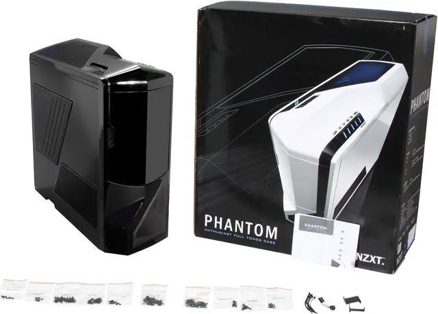 Alt view image 10 of 10 - NZXT Phantom RB-PHAN-001BK Black Steel / Plastic ATX Full Tower Computer Case