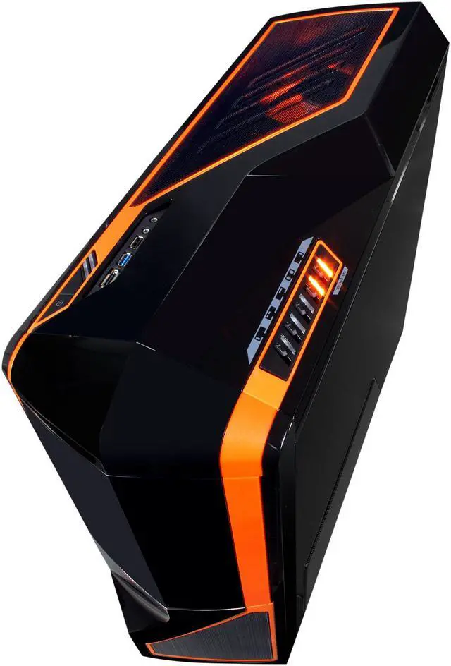 Alt view image 9 of 10 - NZXT Phantom CS-NT-PHAN-BNO-3.0 Black / Orange Trim Steel / Plastic ATX Full Tower Computer Case