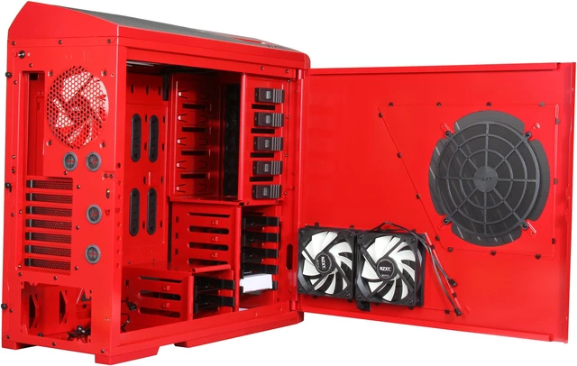 Refurbished: NZXT Phantom RB-PHAN-001RD Red Computer Case - Newegg.com