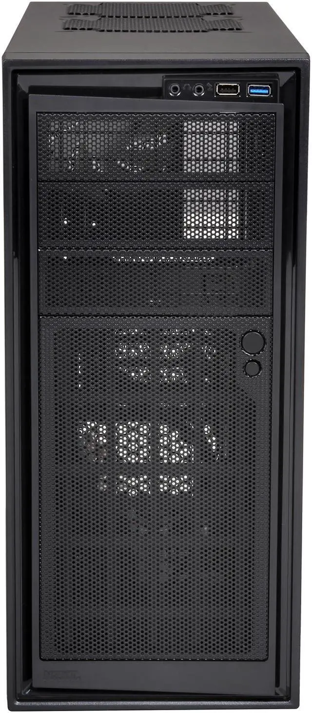 Alt view image 2 of 9 - NZXT Source 220 RB-CA-SO220-01 Black Steel / Aluminum-like finish ATX Mid Tower Computer Case
