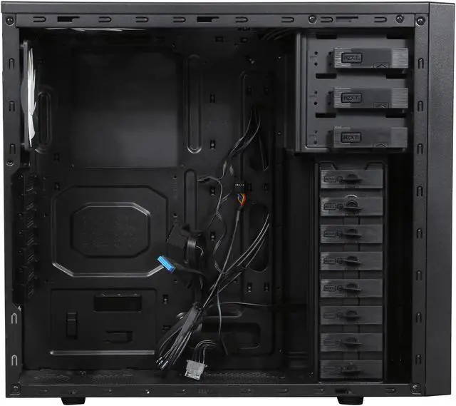 Alt view image 6 of 9 - NZXT Source 220 RB-CA-SO220-01 Black Steel / Aluminum-like finish ATX Mid Tower Computer Case