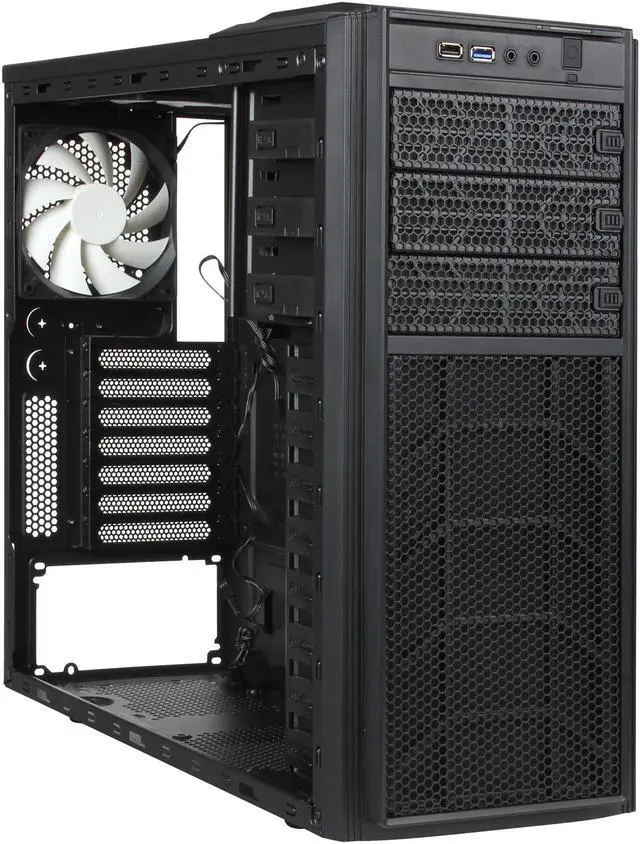 Alt view image 7 of 8 - NZXT Tempest 210 CS-NT-TEM-210-B Black Steel / Plastic ATX Mid Tower Computer Case