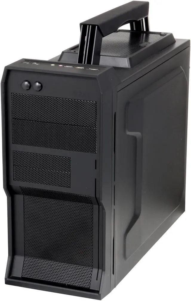 Alt view image 3 of 10 - NZXT Crafted Series CS-NT-VULCAN Black Steel / Plastic Gaming mATX Computer Case